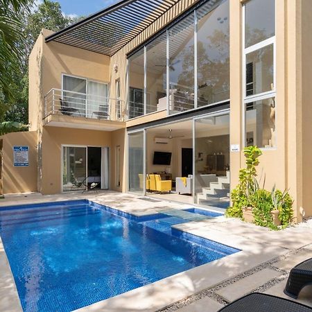 Tulum Private Modern Villa-Pool Beds-Ac-Internet-Parking-Grill Buitenkant foto