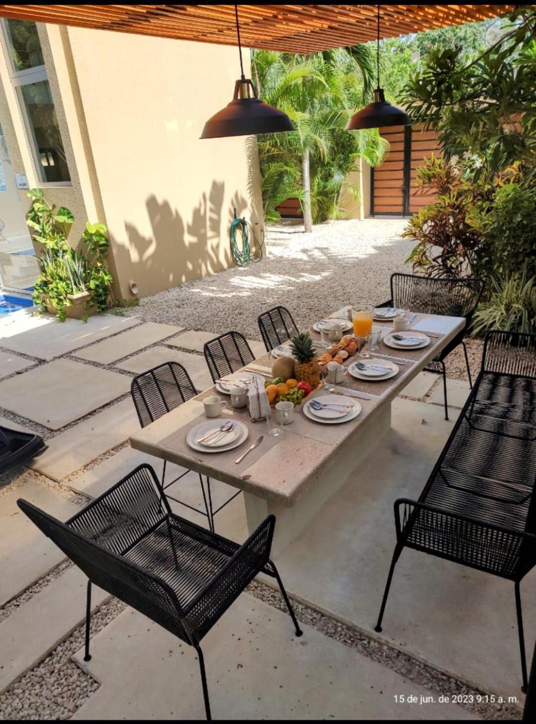 Tulum Private Modern Villa-Pool Beds-Ac-Internet-Parking-Grill Buitenkant foto