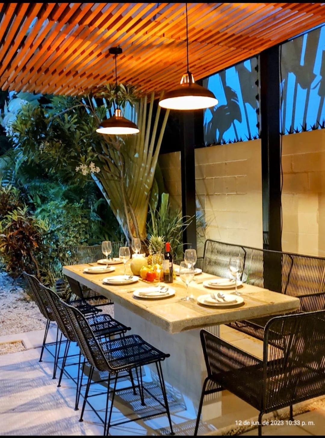 Tulum Private Modern Villa-Pool Beds-Ac-Internet-Parking-Grill Buitenkant foto