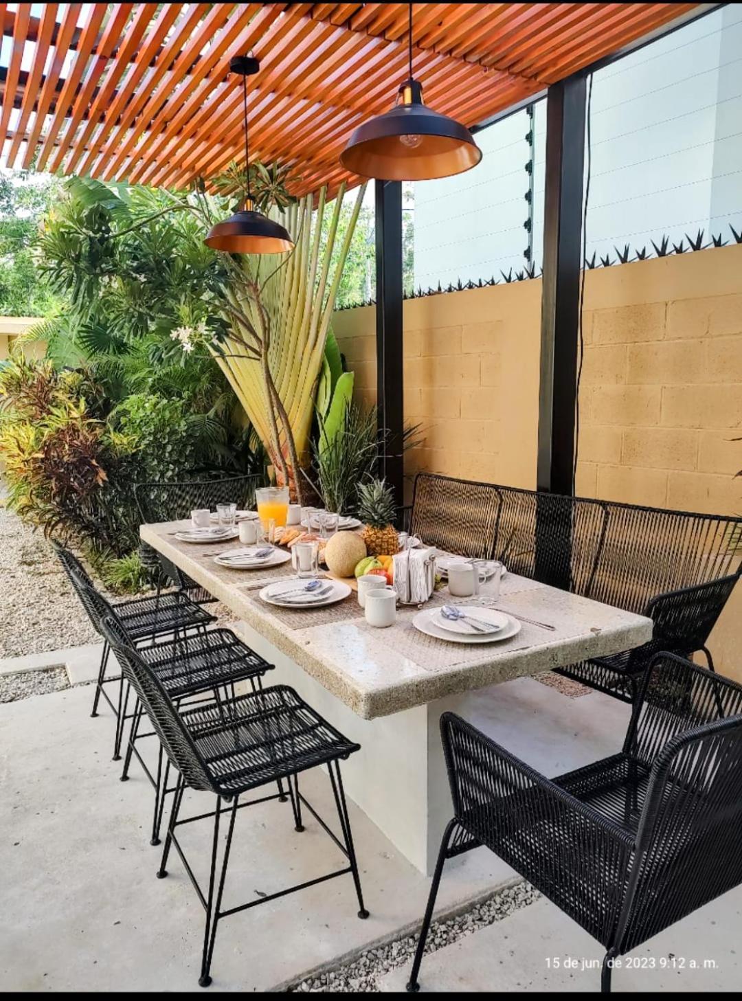 Tulum Private Modern Villa-Pool Beds-Ac-Internet-Parking-Grill Buitenkant foto
