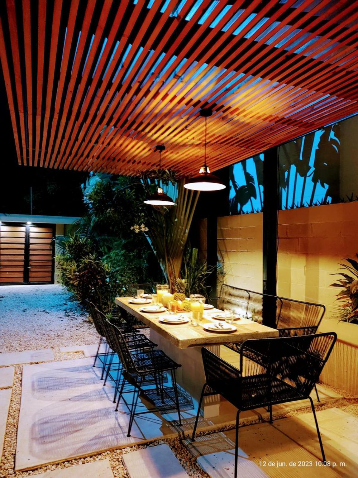 Tulum Private Modern Villa-Pool Beds-Ac-Internet-Parking-Grill Buitenkant foto