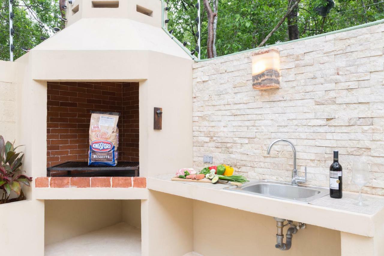 Tulum Private Modern Villa-Pool Beds-Ac-Internet-Parking-Grill Buitenkant foto